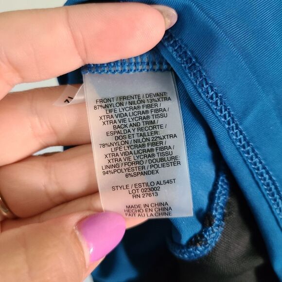 Bleu Rod Beattie Ruched Tankini Top sz 12 - Picture 5 of 5